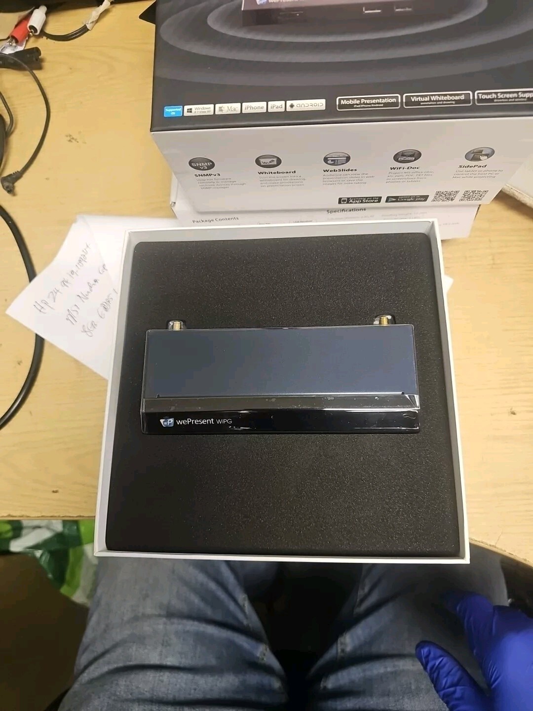 WePresent WiPG-1500 Wireless Interactive Presentation Gateway - BRAND NEW
