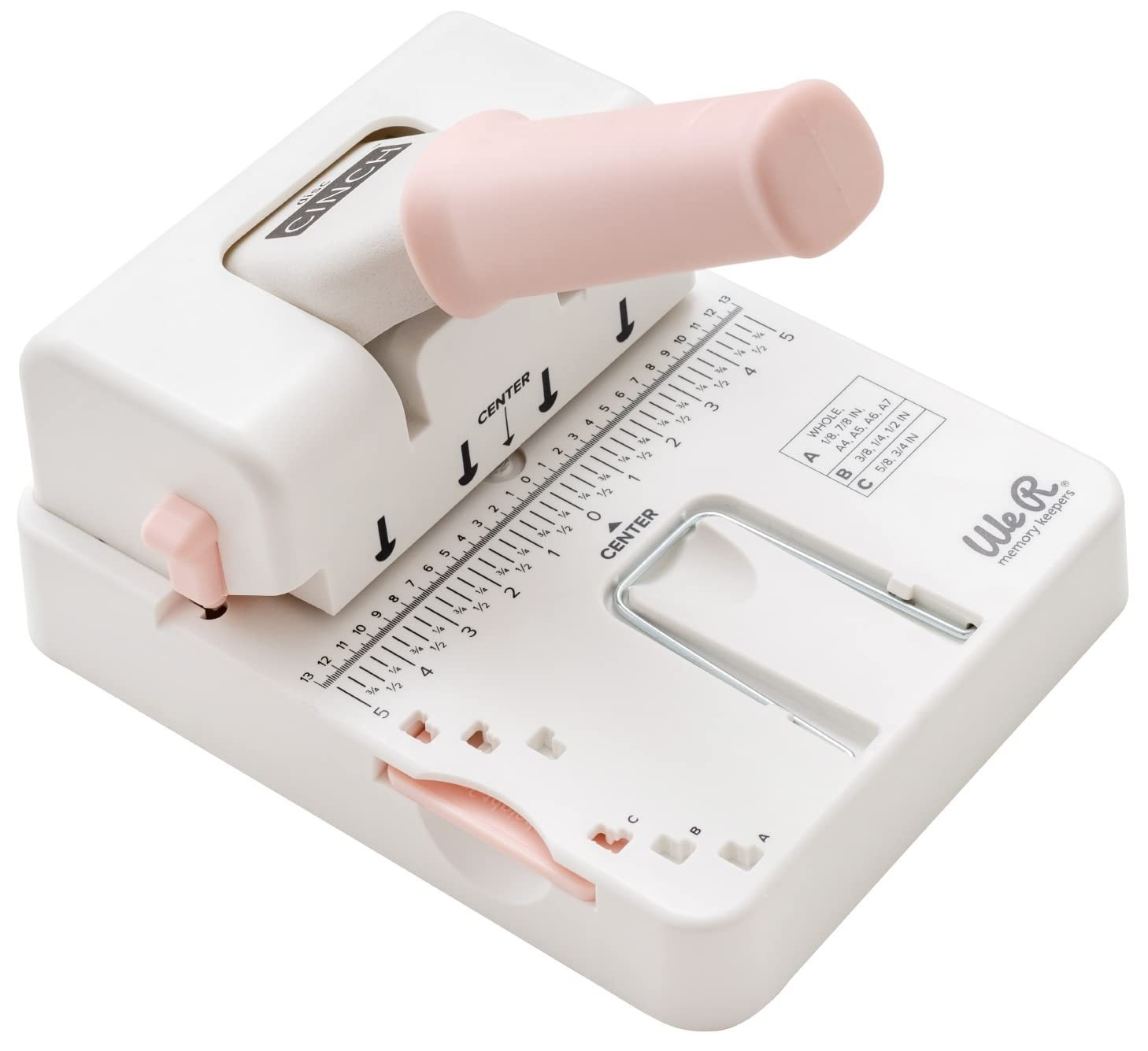 We R Disc Cinch Book Binding Tool-White/Pink