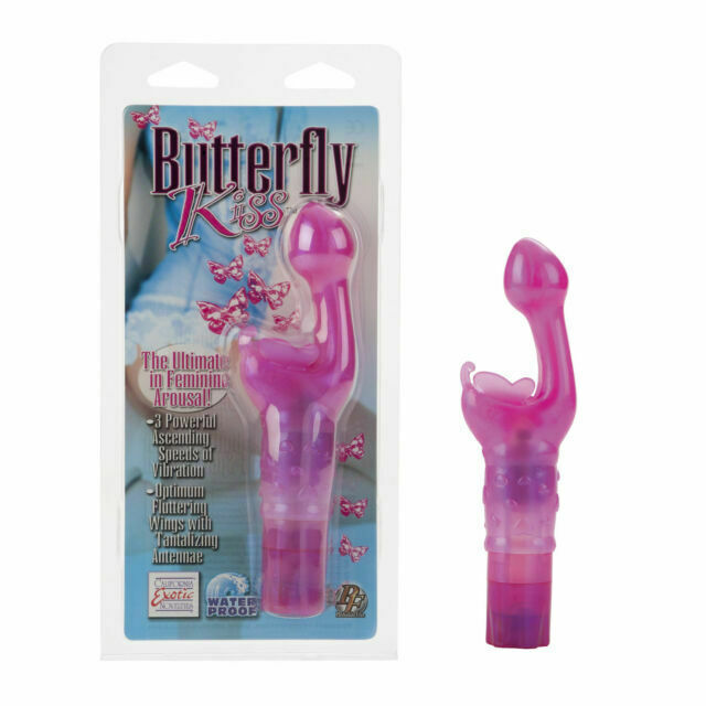 Butterfly Kiss Massager - Multi-Speed - Waterproof - Pink - Quiet - Relaxing