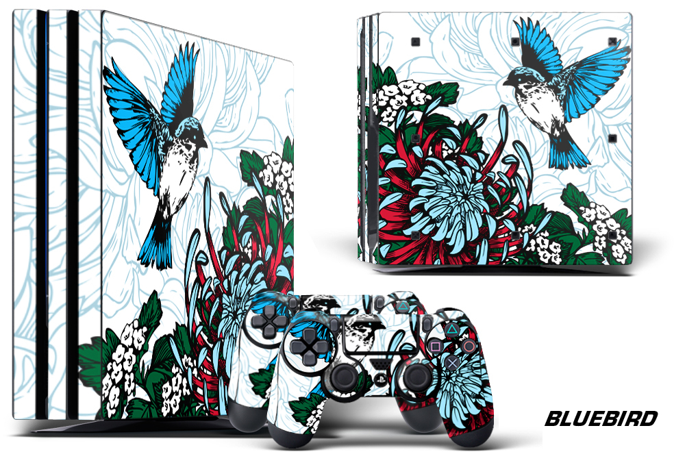 Skin Decal For PS4 PRO Playstation 4 Pro Console + Controller Stickers BUBD