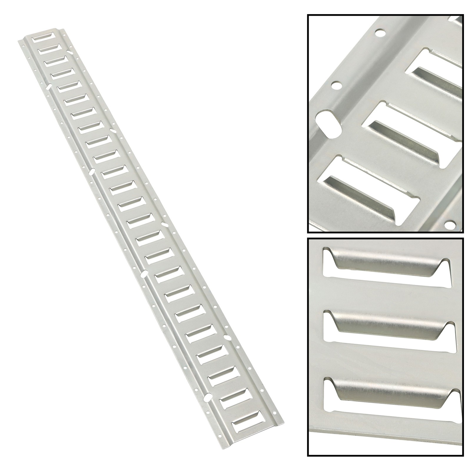 New 6 Pack E Track Tie Down Rail Kit 4' New Fit For Garages Vans Trailers Silver