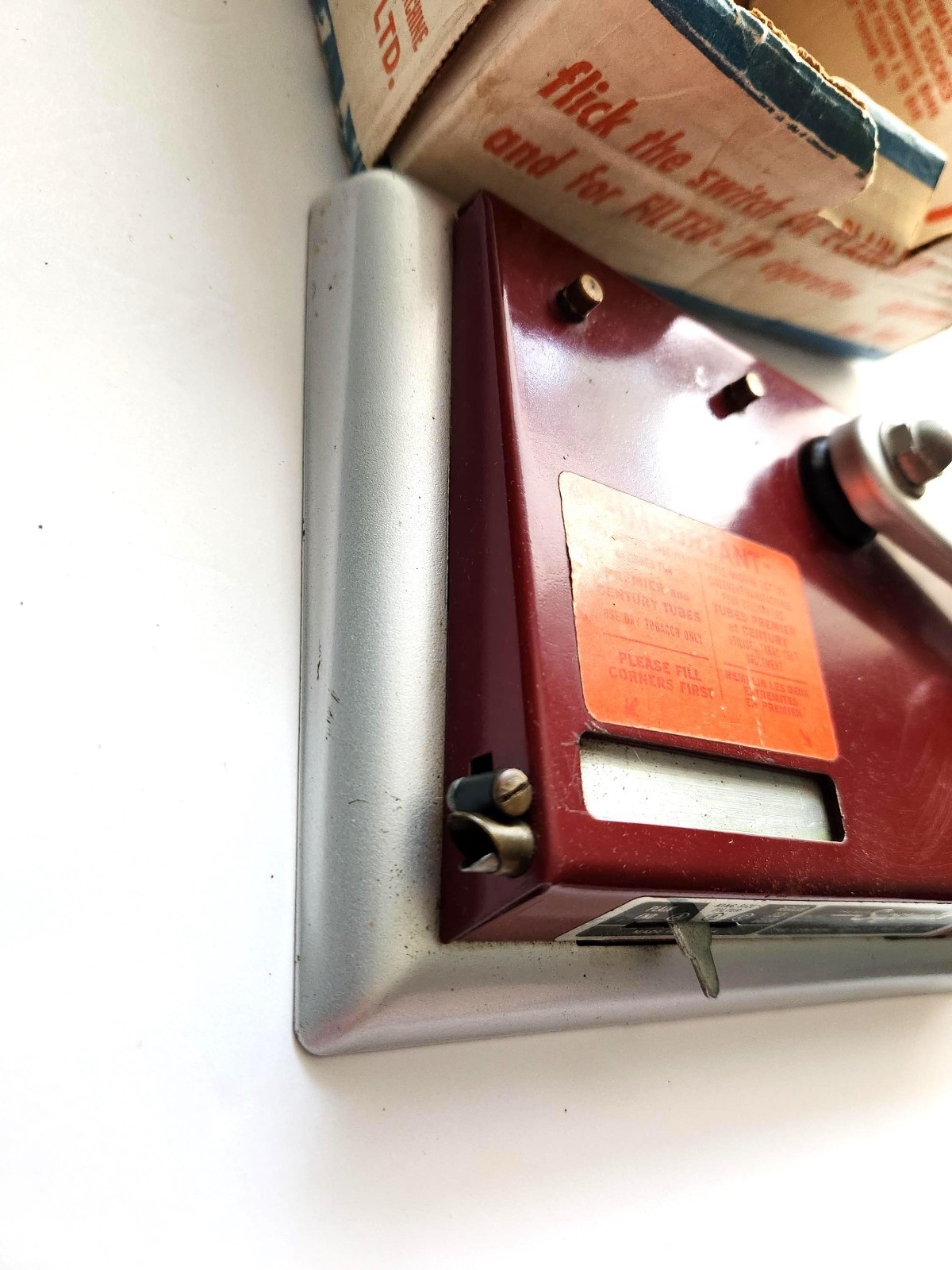 Premier Supermatic Cigarette Making Machine Vintage 1950's rolling your own