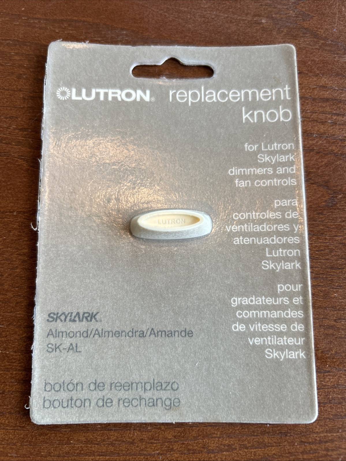 Lutron Skylark Dimmer Replacement Knob SK-AL Almond 1 Pack