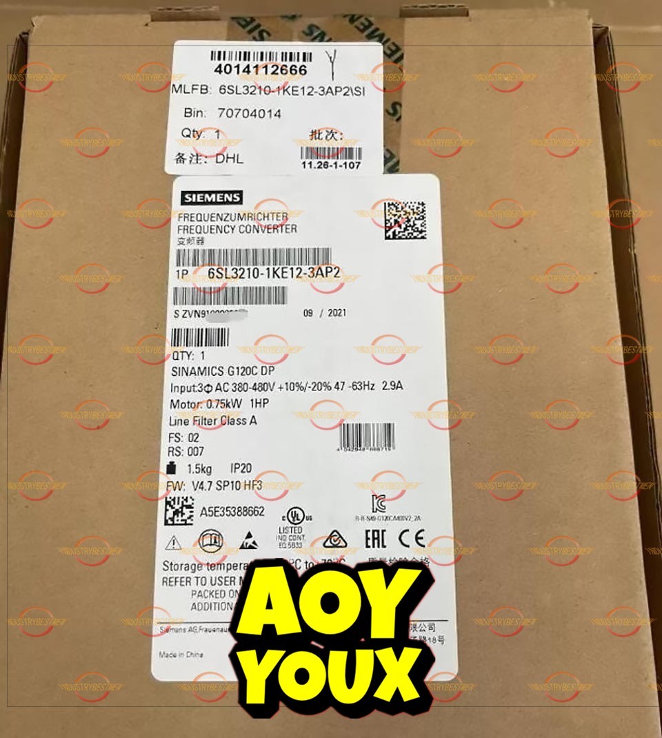 1PCS NEW SIEMENS Inverter 6SL3210-1KE12-3AP2 6SL3 210-1KE12-3AP2 us free tax