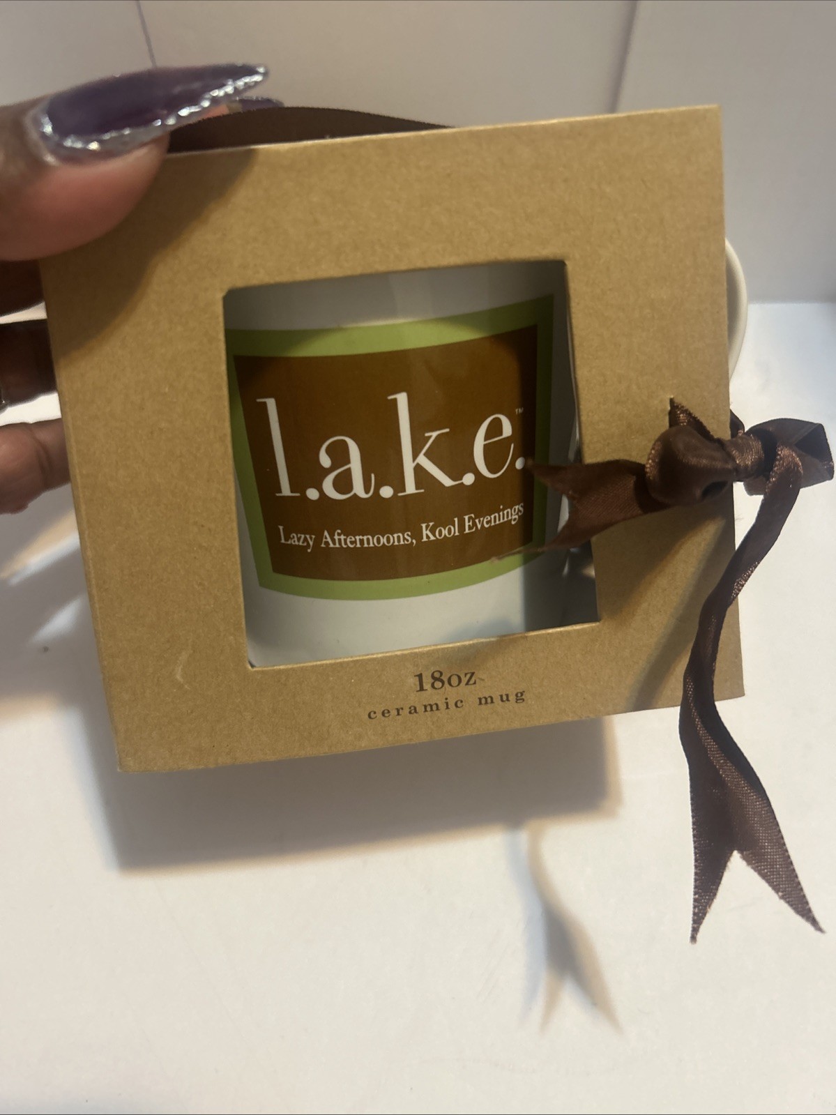 Fine Whines 10oz L.A.K.E  Ceramic Coffee Mug