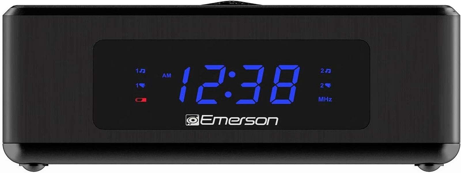 CK2023AM/FM Dual Alarm Clock Radio with 0.6" Blue LED Display, 4-Level Dimmer