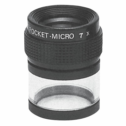 SUGITOH Pocket Microscope Micrometer 7x 43mm TS-1-7 Magnifier Japan
