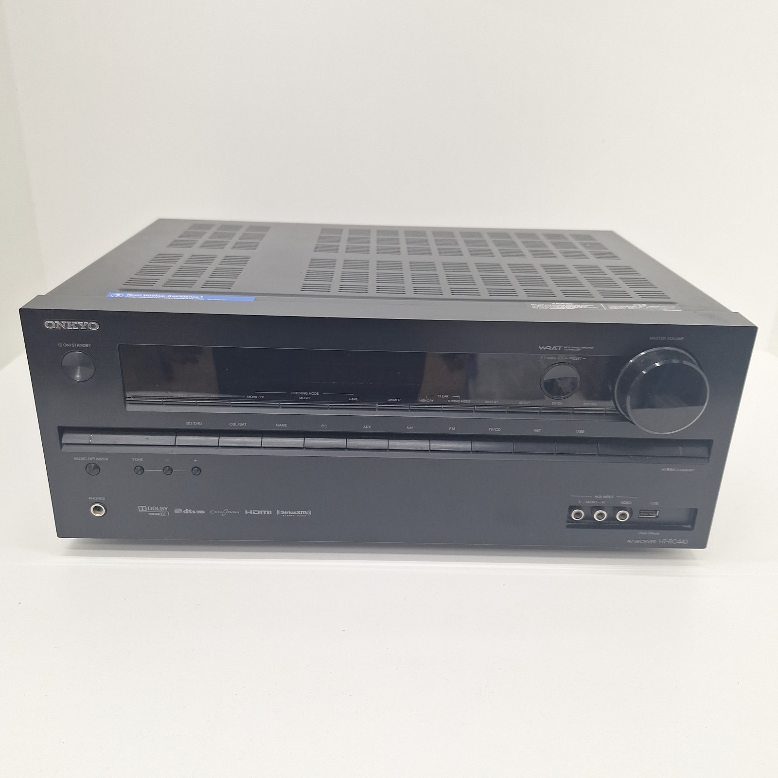 Onkyo HT-RC440 Home Theater Receiver Tested, Works ! No Remote