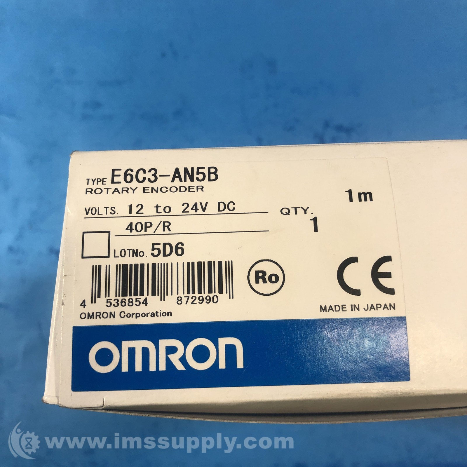Omron Corporation E6C3-AN5B 40P/R 1M Rotary Encoder 12-24VDC FNOB