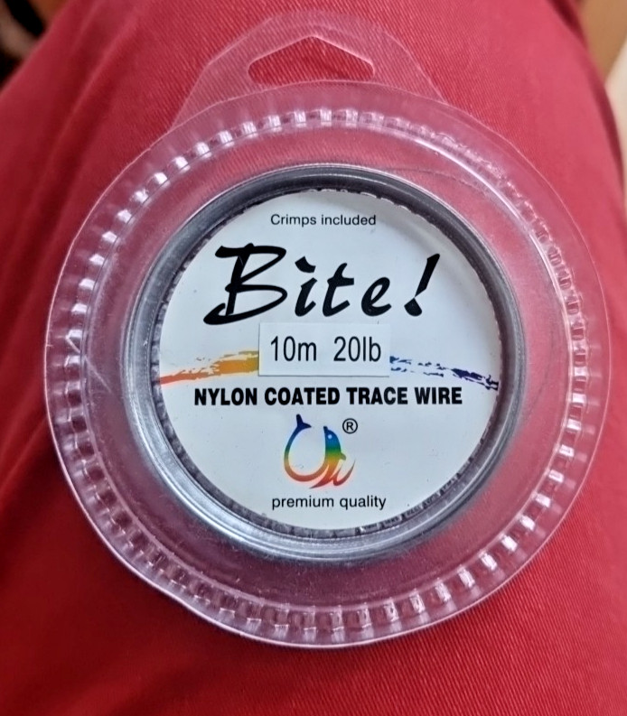 10 Mts spool, 7 Strand Trace Wire Coated,20,30 B/Strains.