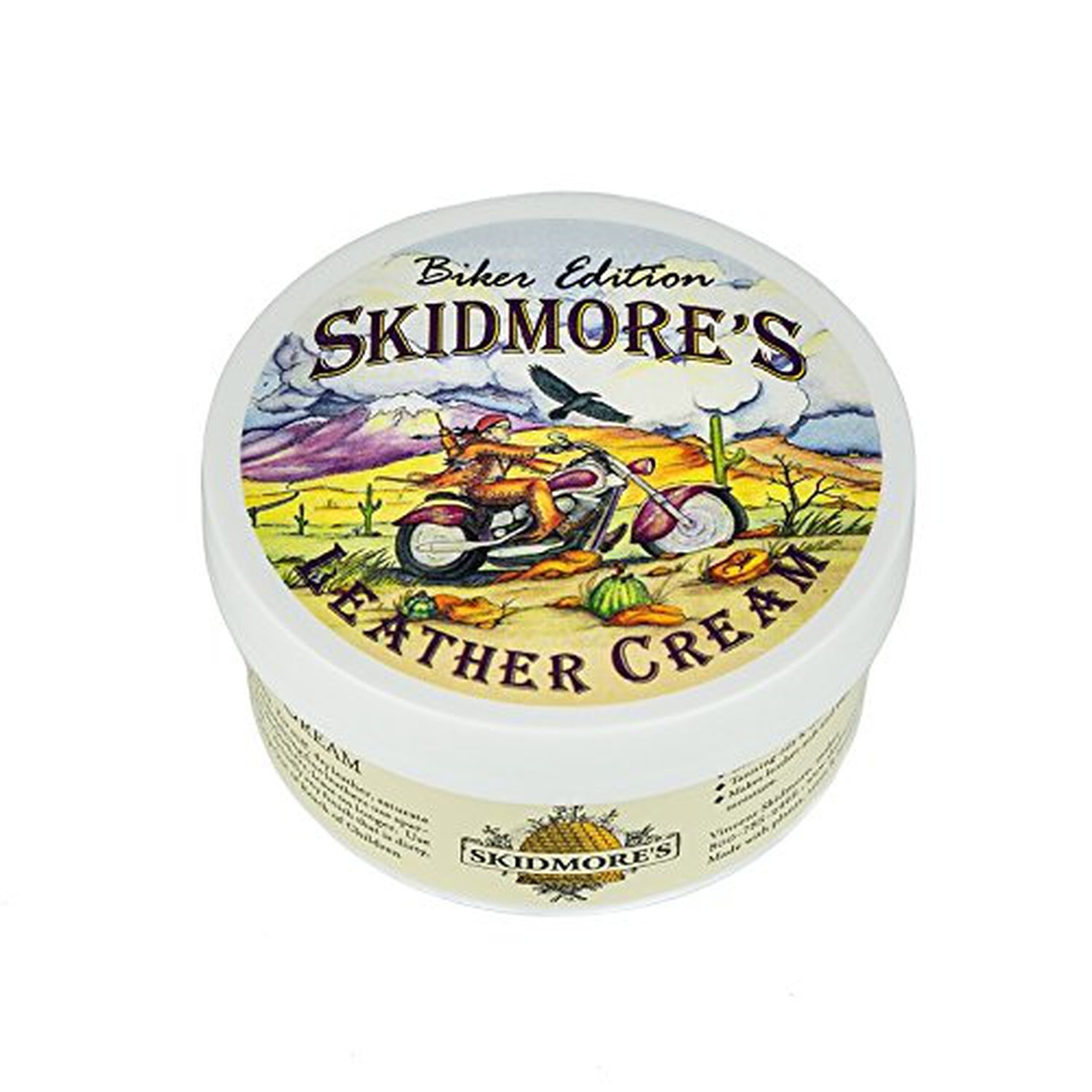 Skidmore's Biker Edition Leather Cream | Natural Protection for your Motorcycle