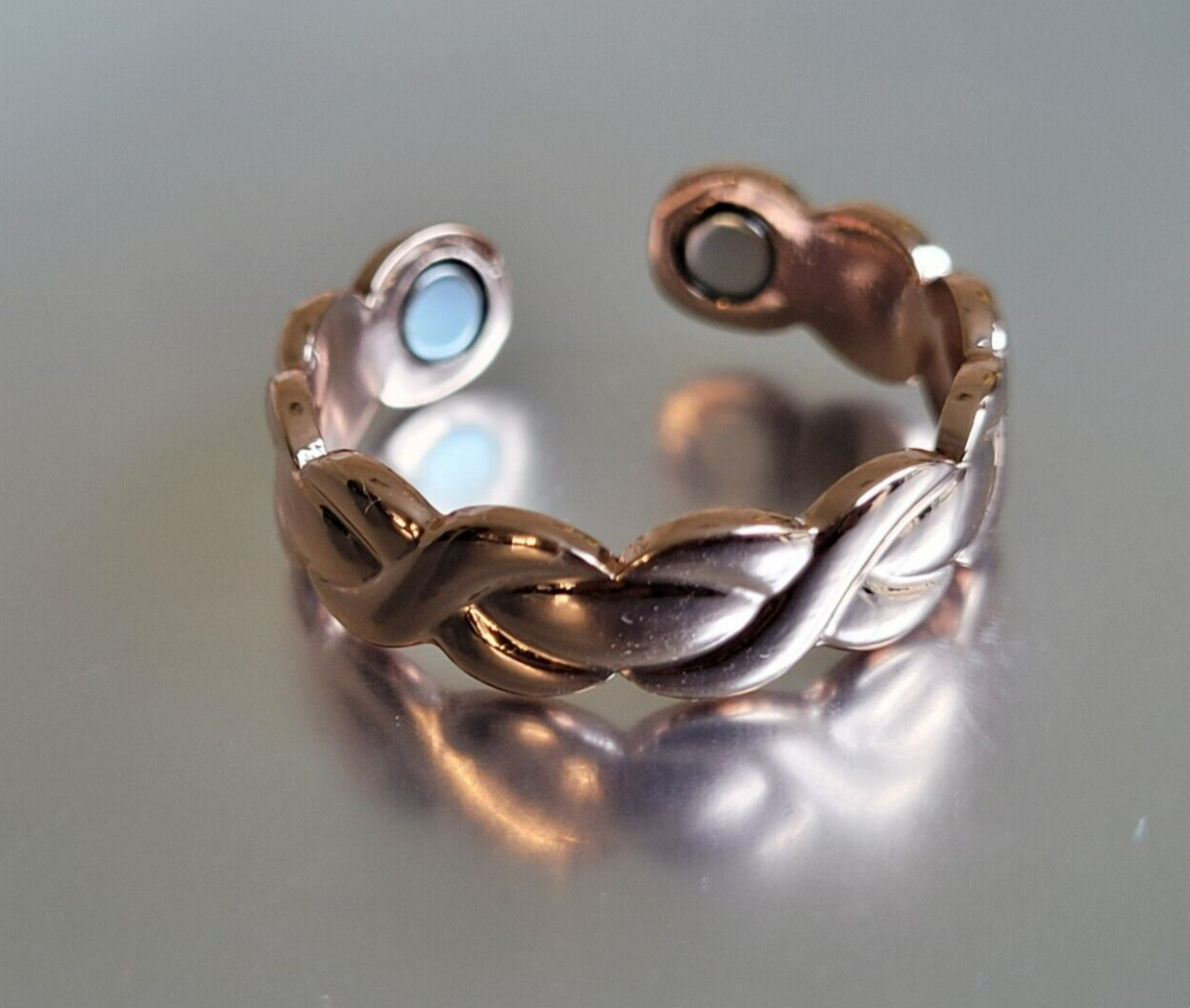Pure Copper Magnetic Ring - Arthritis Adjustable Ring Eyes