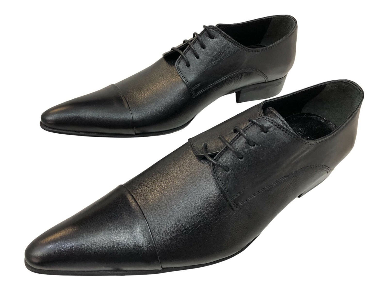 Chelsy Designer Leather Lace-up Shoes Business Party Slipper Handmade 44