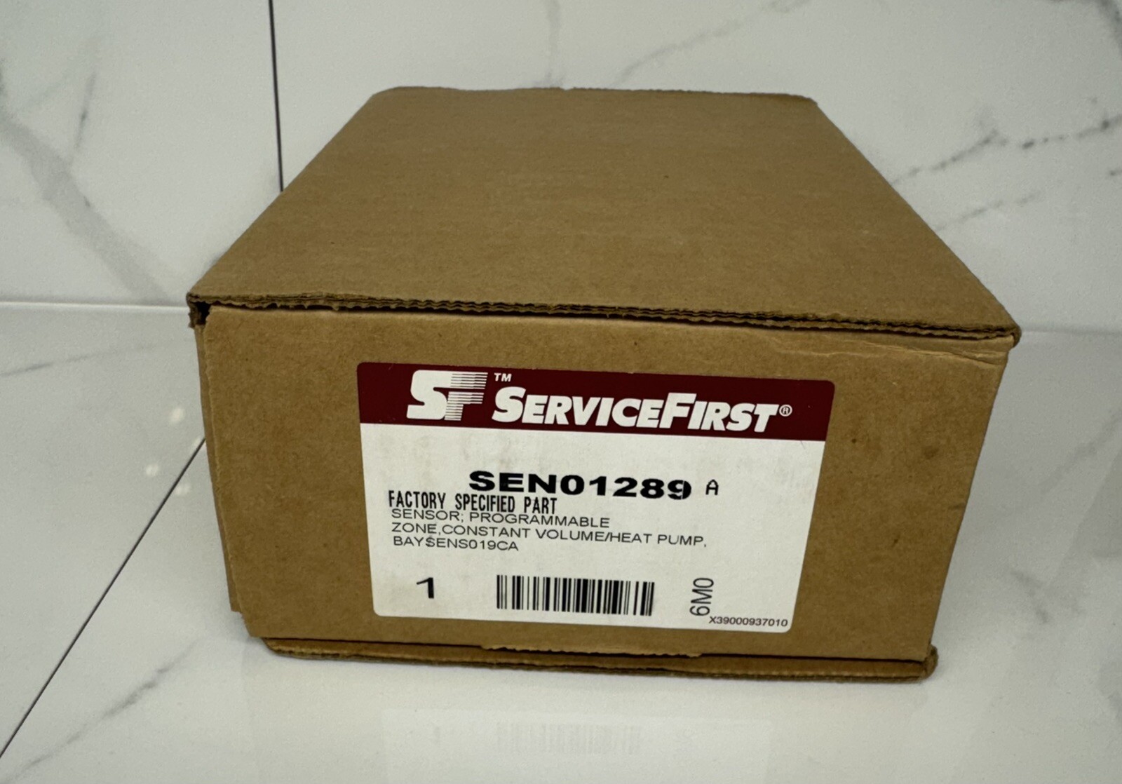 Open Box Service First Trane SEN01289 PROGRAMMABLE  Thermostat Baysens019ca