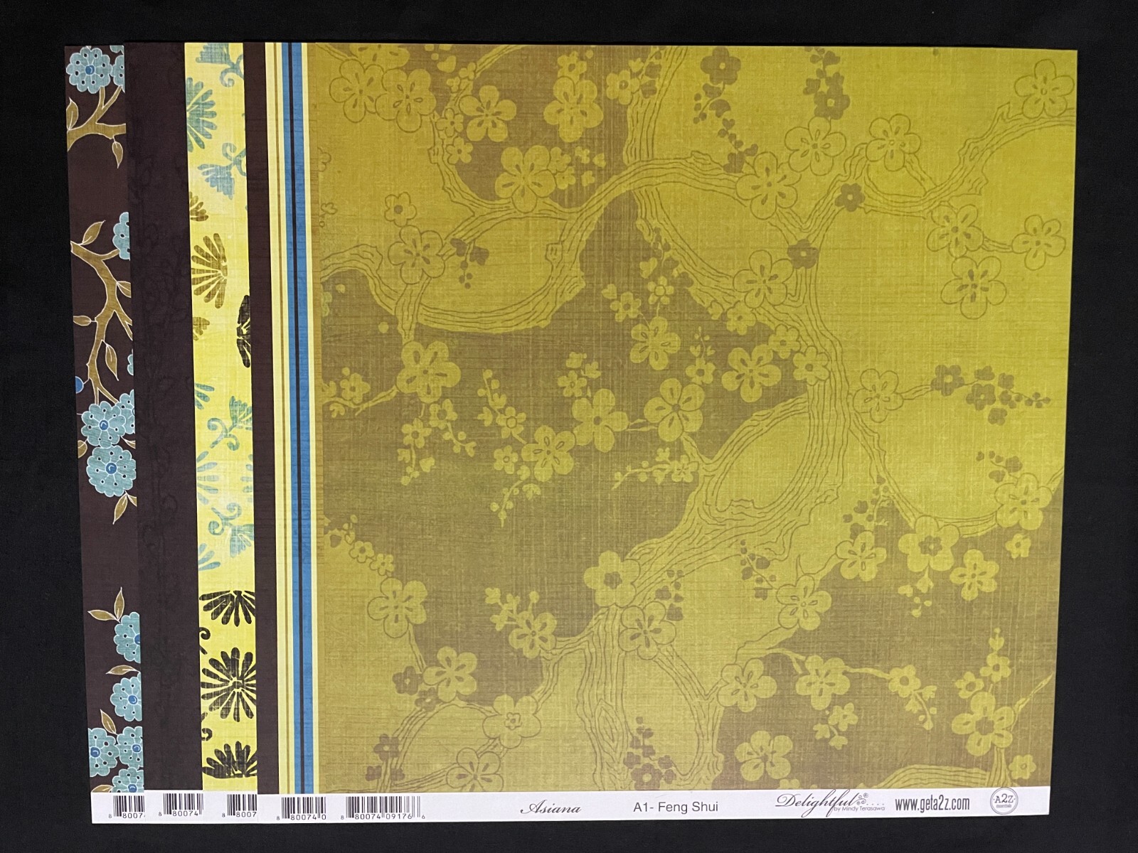 A2Z DELIGHTFUL "ASIANA" 12X12 DS HEAVY PAPER