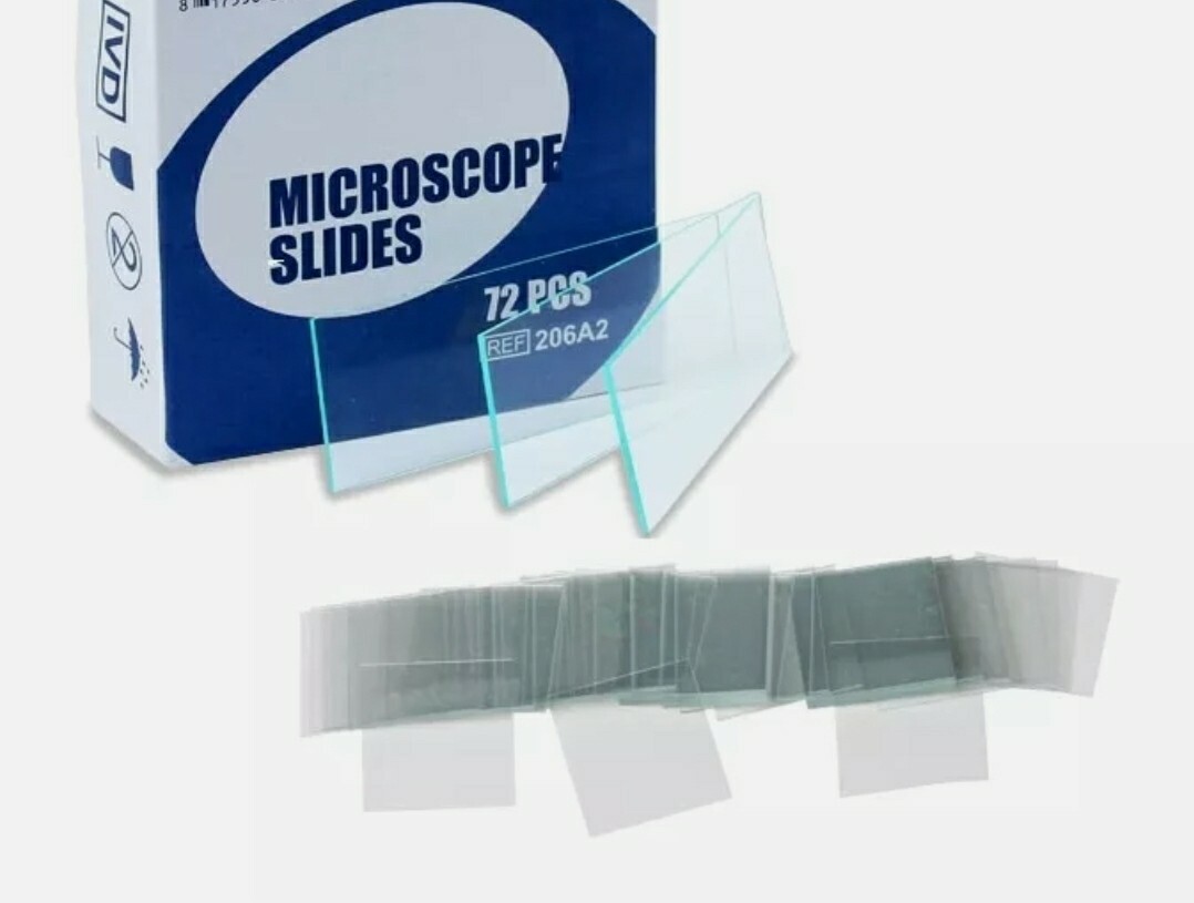 American Labs, 144 Pre Cleaned Optical Glass Blank Microscope Slides & 200 Slips