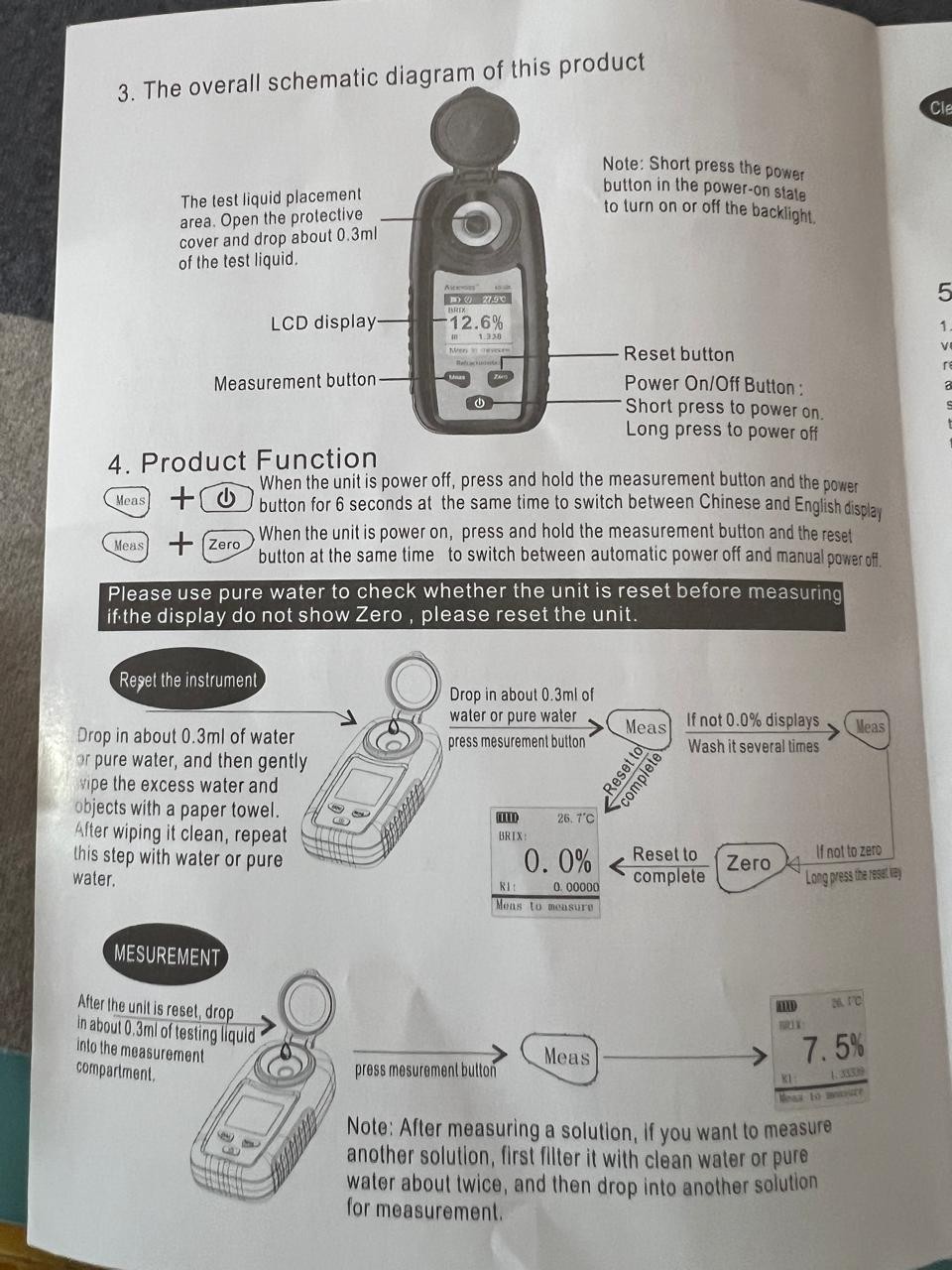 Aicevoos AS-Q6 Digital Refractometer