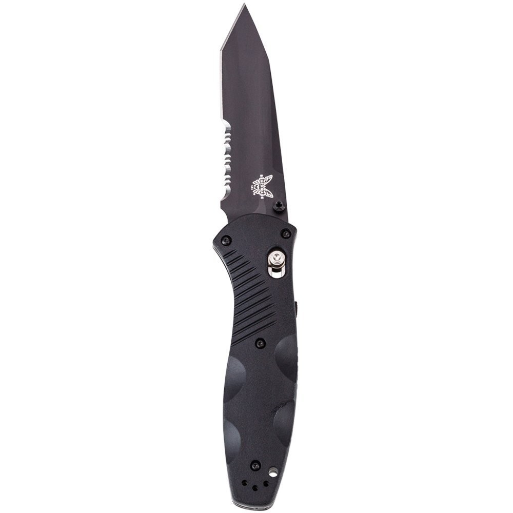 Benchmade 583SBK Barrage Tanto Knife Serrated Coated Black