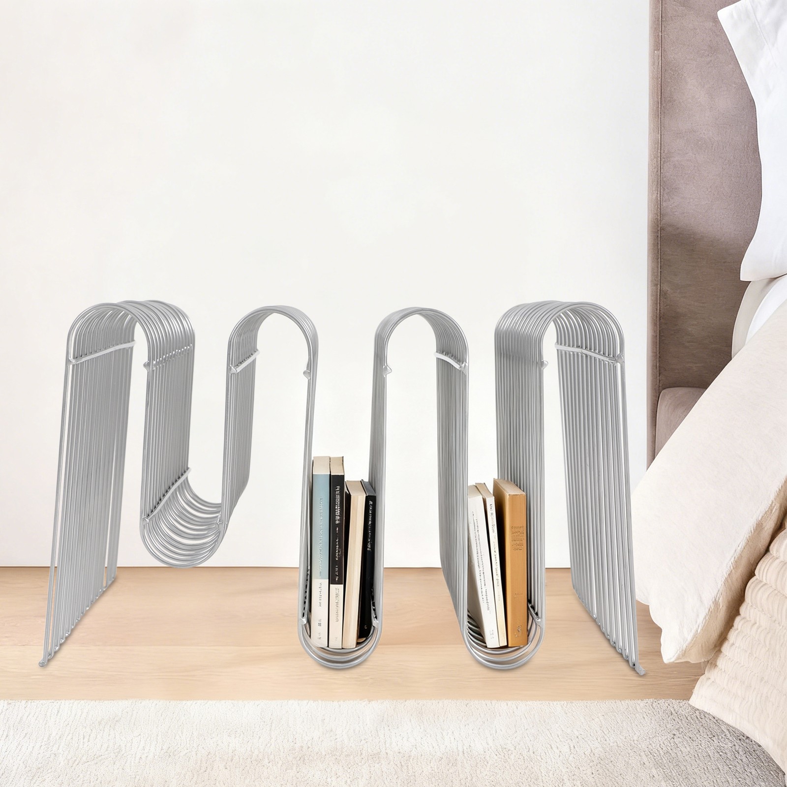 Modern Side Table, Side Table, M-shaped Side Table