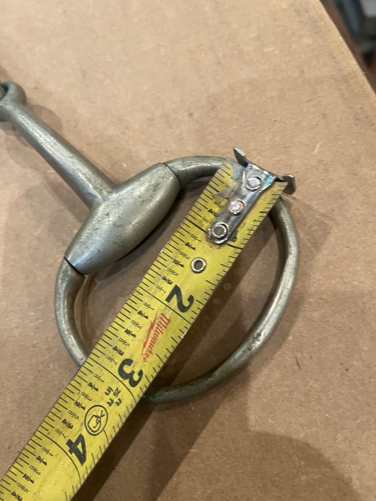 D-Ring Snaffle Bit Metal English Made , Look Closer good bit