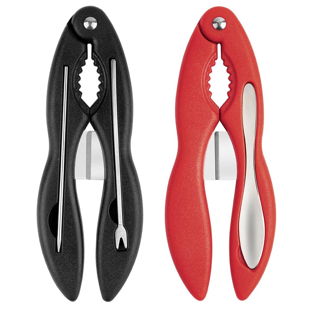 ADORAMBLING 2PCS Crab Crackers and Tools Multifunctional Leg 2 Colors