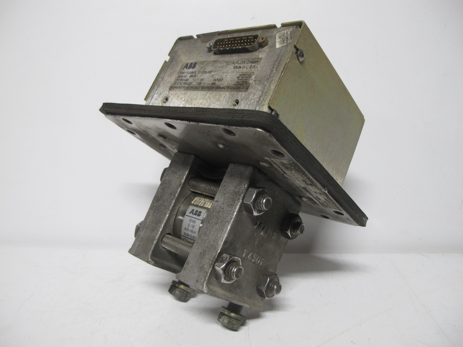 ABB 2015285-002 Totalflow Static Pressure DP Sensor 100 PSI Cell 2018476-001 400