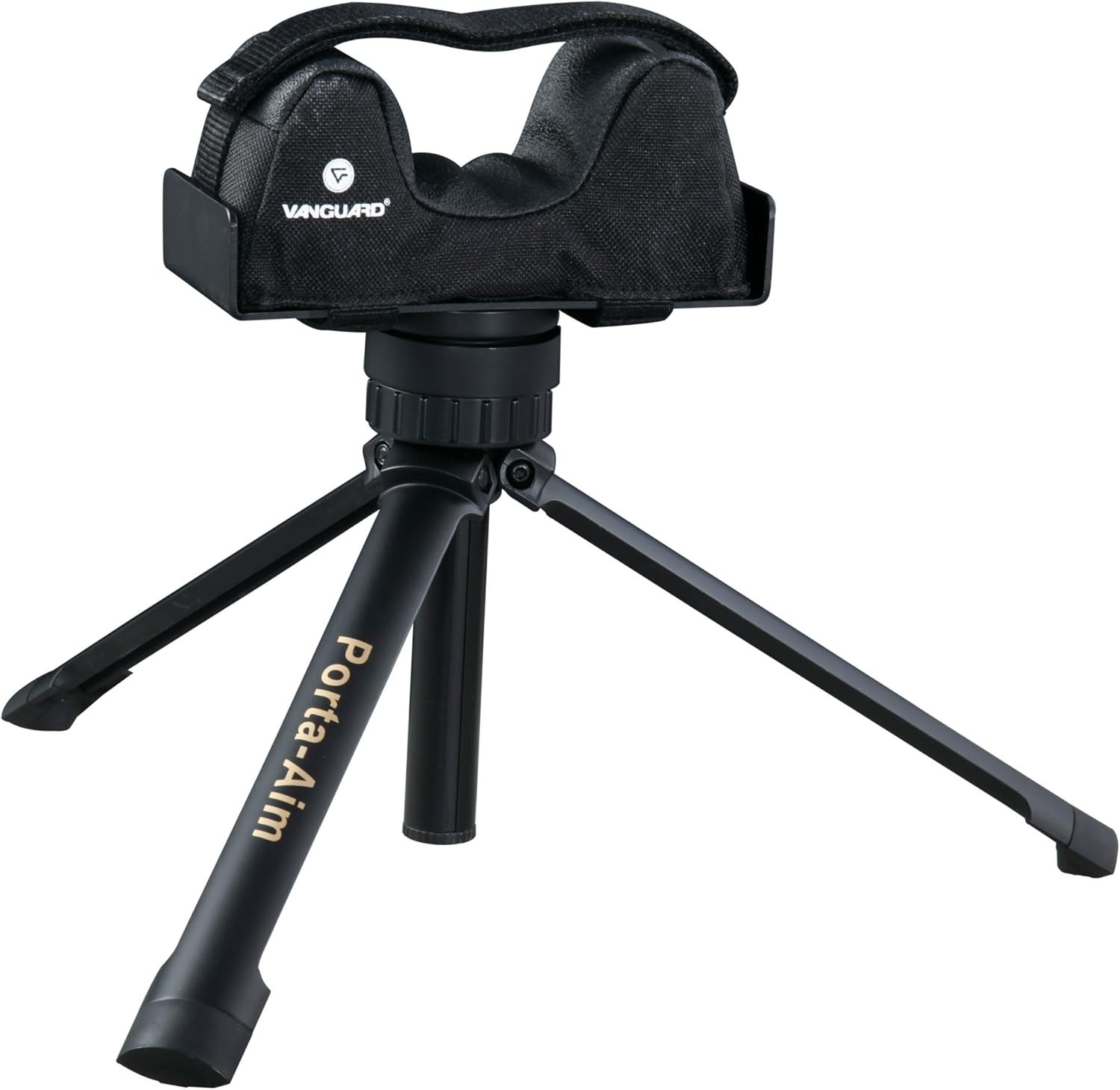 Porta Aim Gun Rest. Compact and Portable Bench Rest. Quick Height Adjustment. An