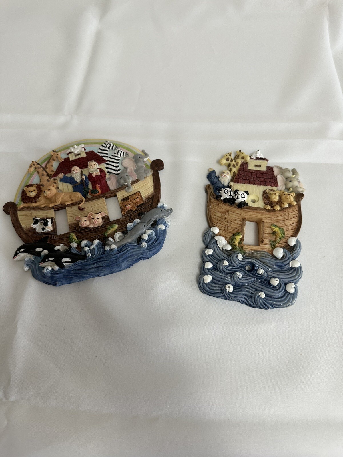 Vintage 1996 Ranger 3D Light Switch Plates Set - Noah’s Ark