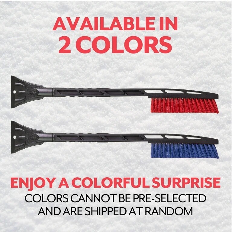 2-NEW Mallory Winterwise 523 24" Slimline Snow Brush w/Integrated Ice Scraper