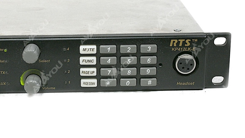 RTS Telex KP412LK-E 4Pin Intercom Panel Keypaner 1RU KP-12