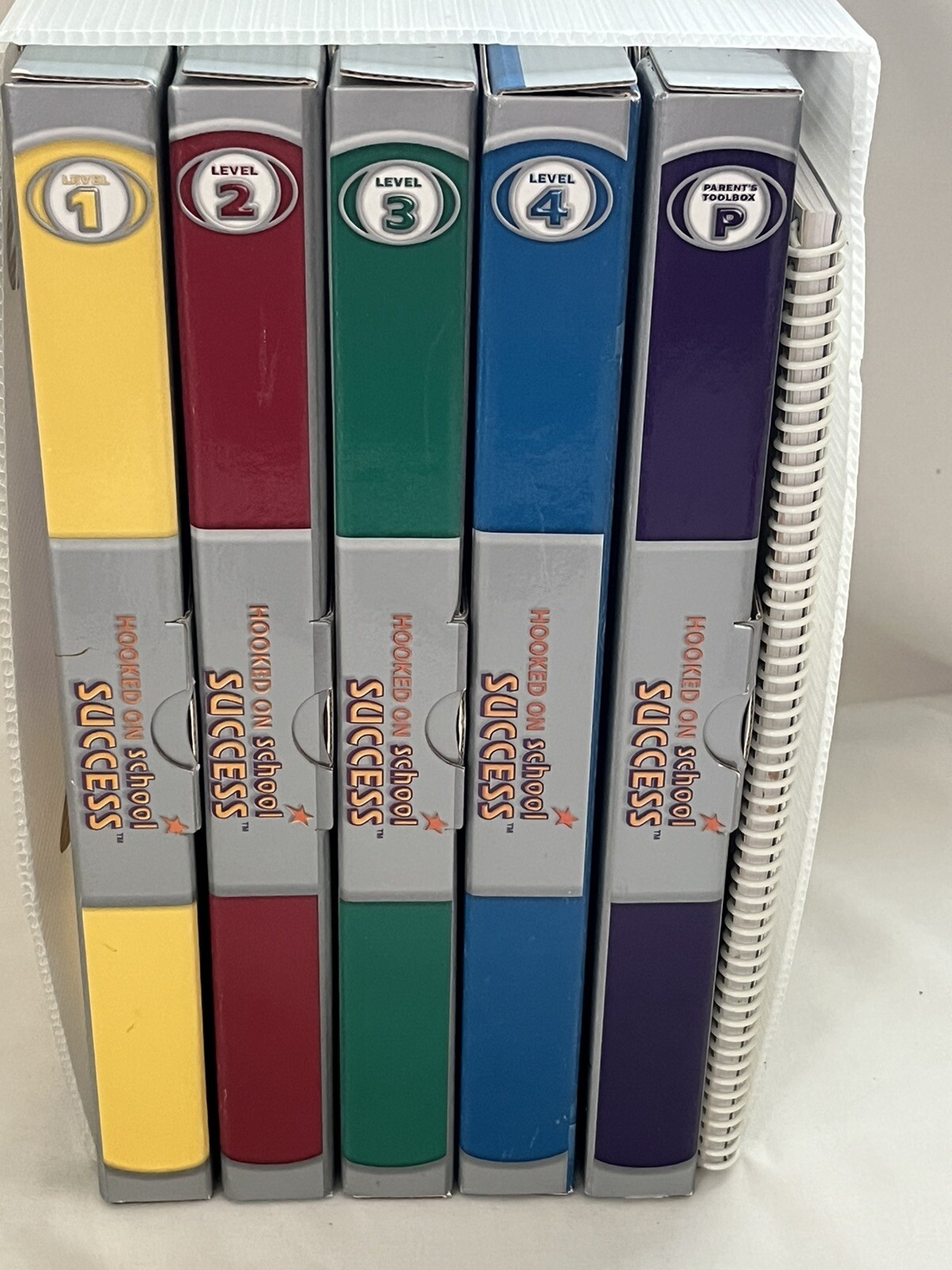 Hooked on School Success - Levels 1-4 & Parent's Toolbox - Never Used!!!!