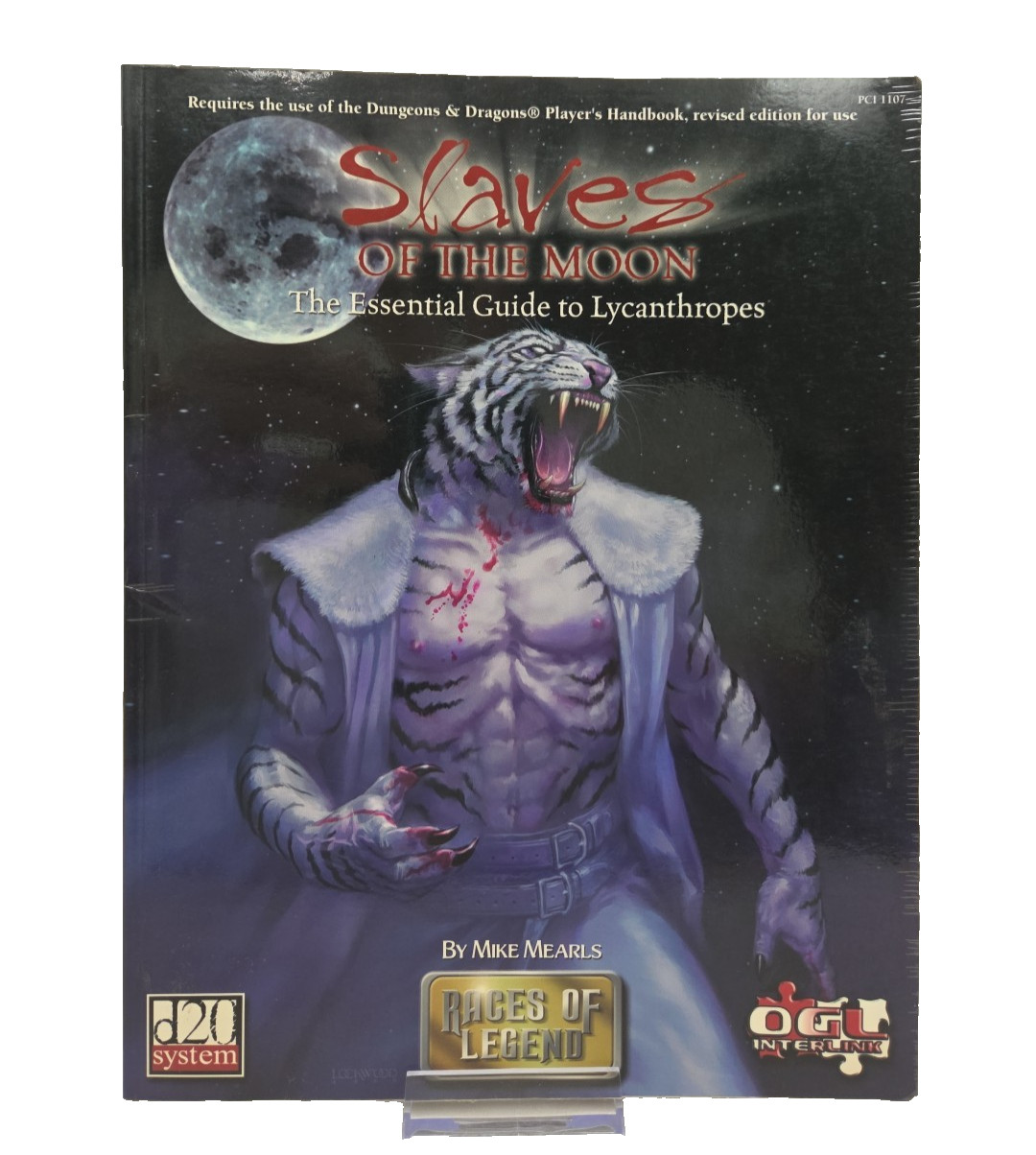 Slaves Of The Moon Essential Guide to Lycanthropes Rages of Legend d20 2004 Good