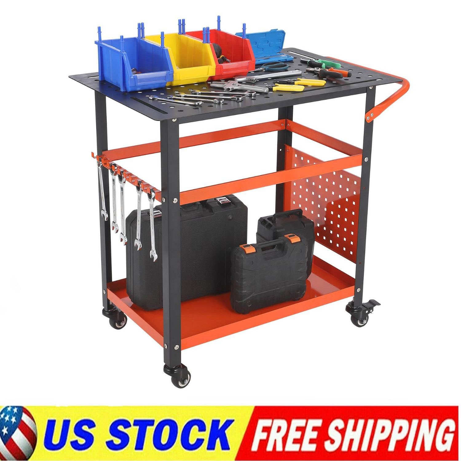 36 x 24 Inch Welding Table 600LBS Welding Table with Multiple Fixture Holes
