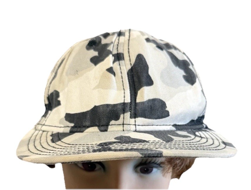 White Camouflage Men’s Hat Cap Fitted 7 1/4 Gray FINL 365 Finish Line Athletics