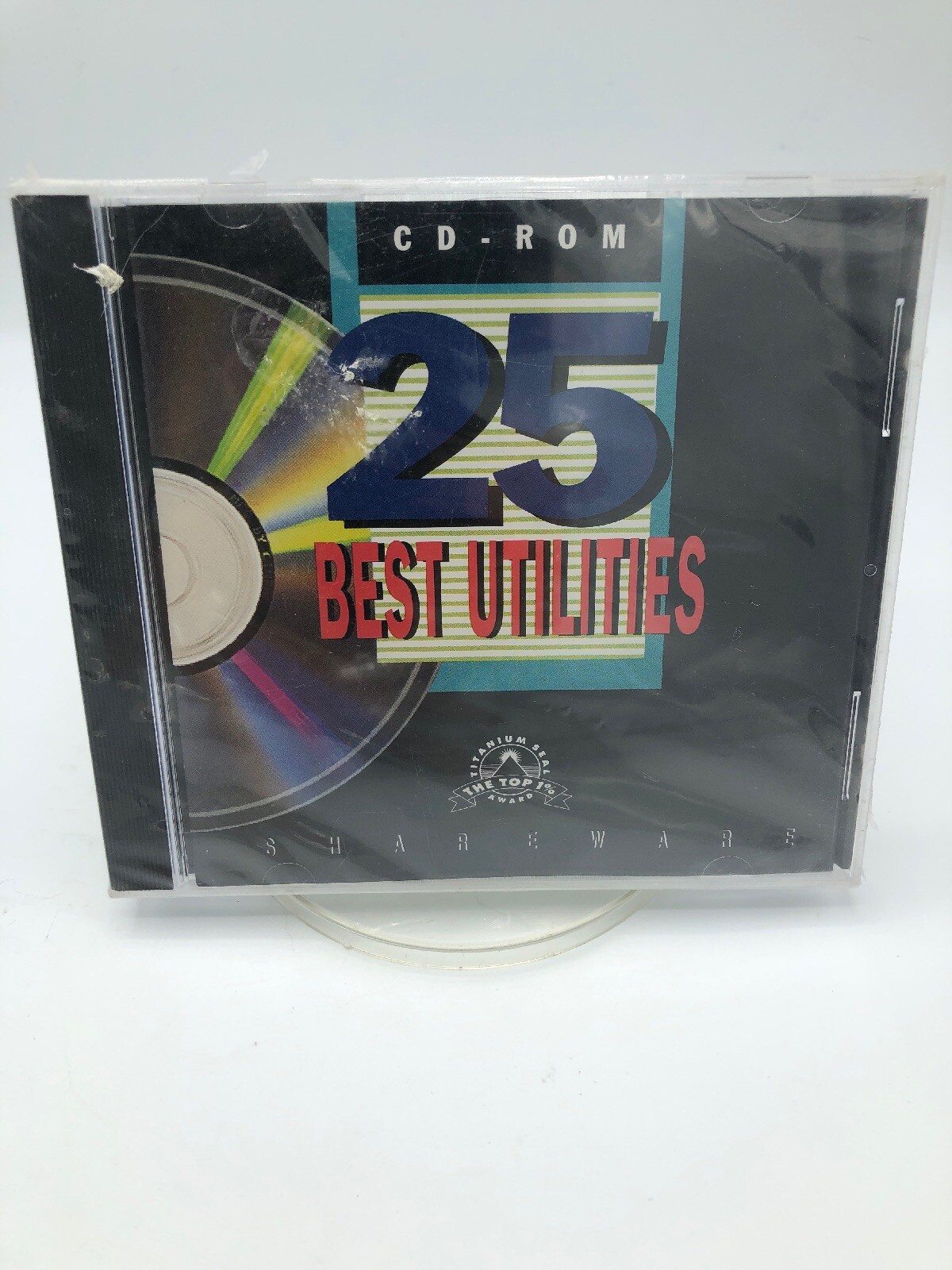 NEW SoftKey 25 BEST SHAREWARE UTILITIES CD-Rom For IBM WINDOWS 1995