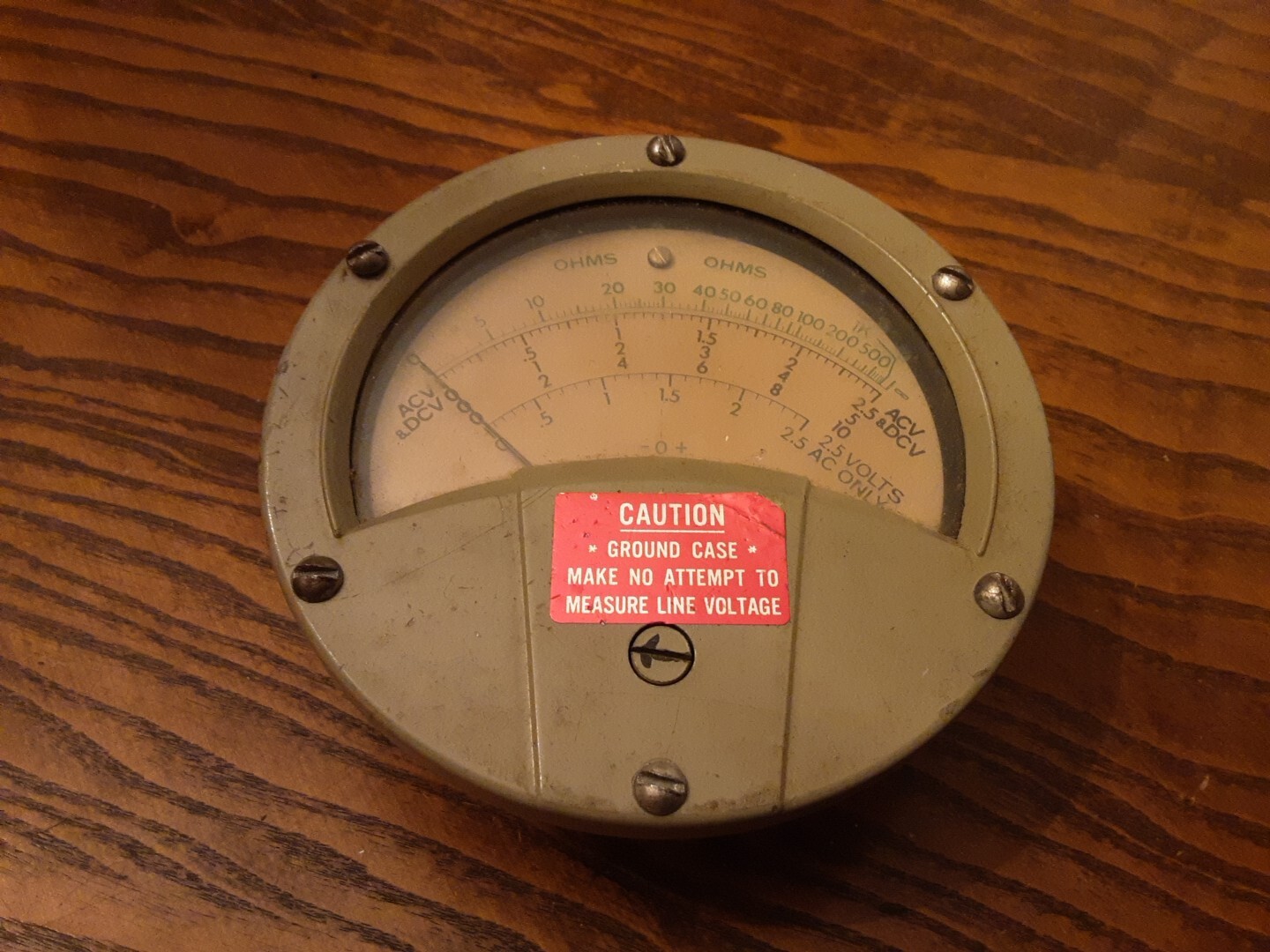 Military VOM Analog Panel Mount Meter Tested