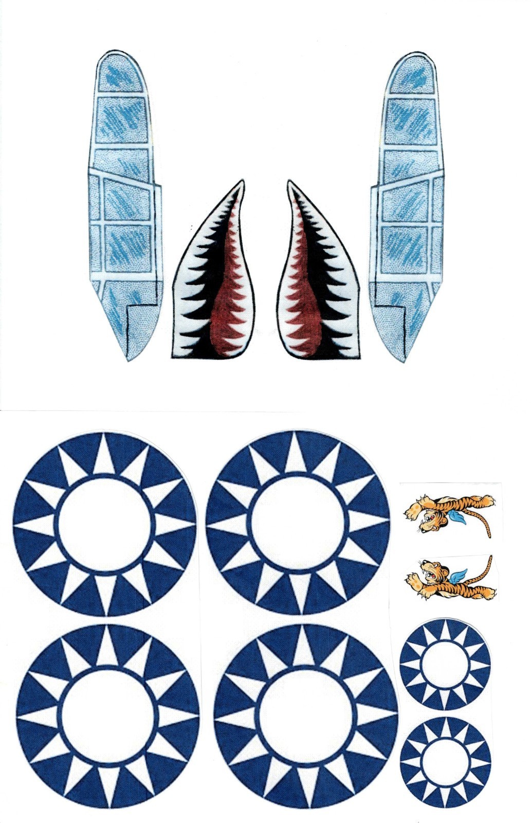 P-40 Pofile U-Control Class A 30" wing span 10 t0 19 engine