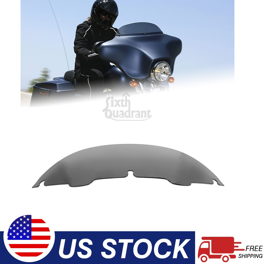 Smoke 7" Windshield Windscreen For Harley Touring Electra Street Glide 1996-2013