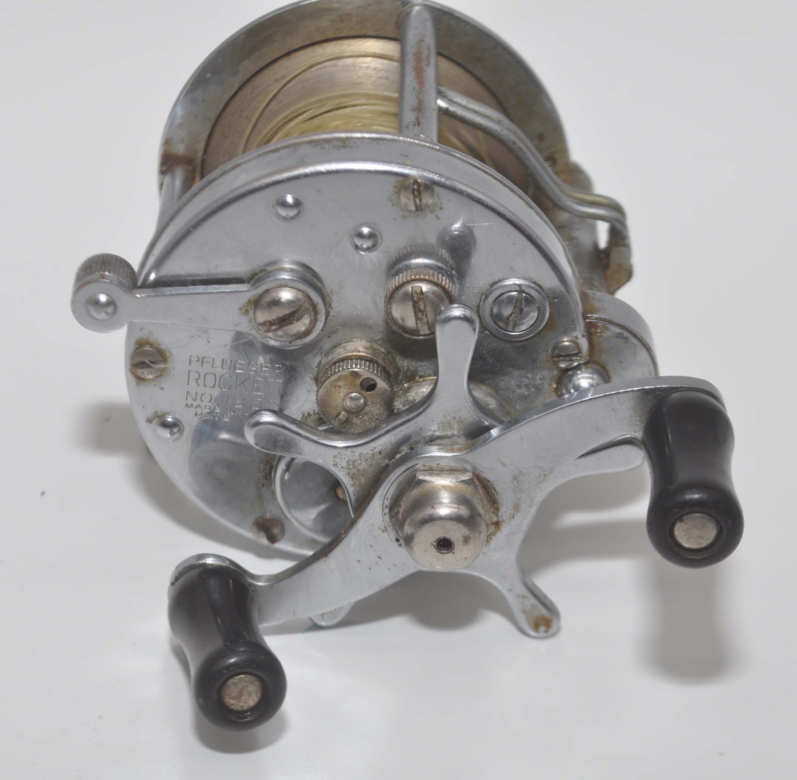 Vintage Pflueger Rocket No. 1355 Bait Casting Reel USA Made N:3