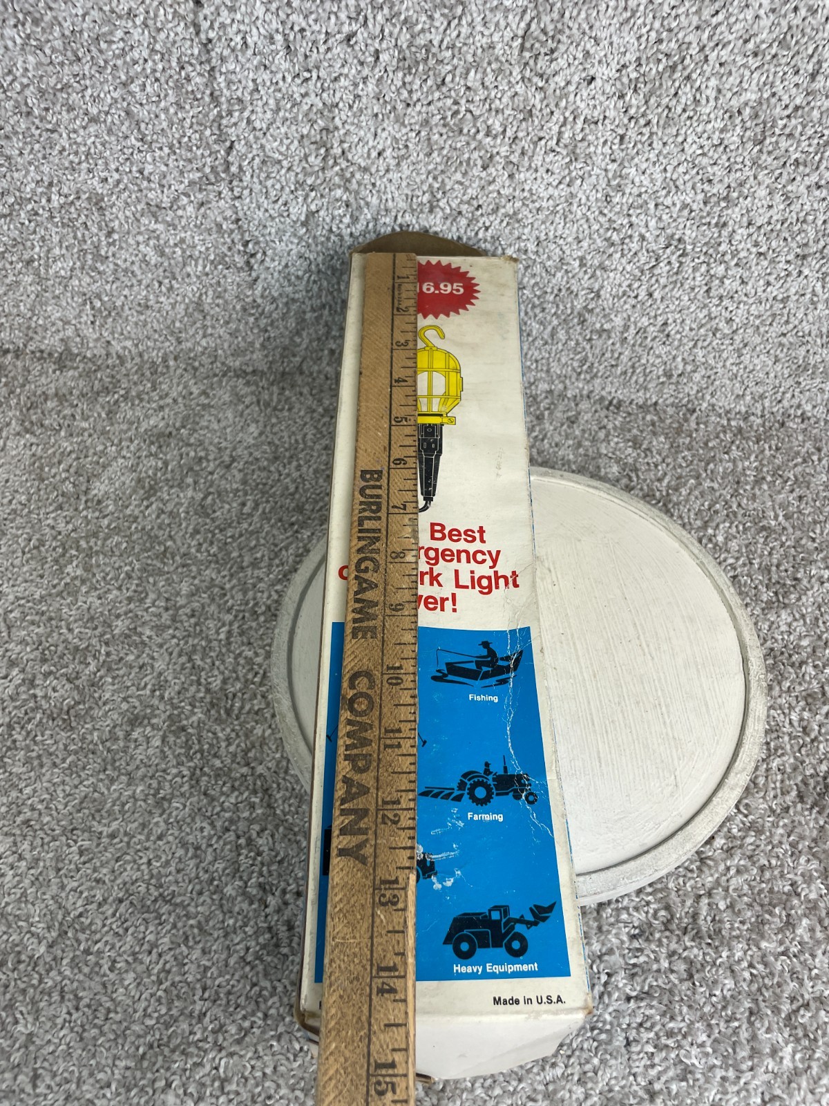 Vintage 12-Volt Trouble Light Hook Hands Free Positioning Tested/Works