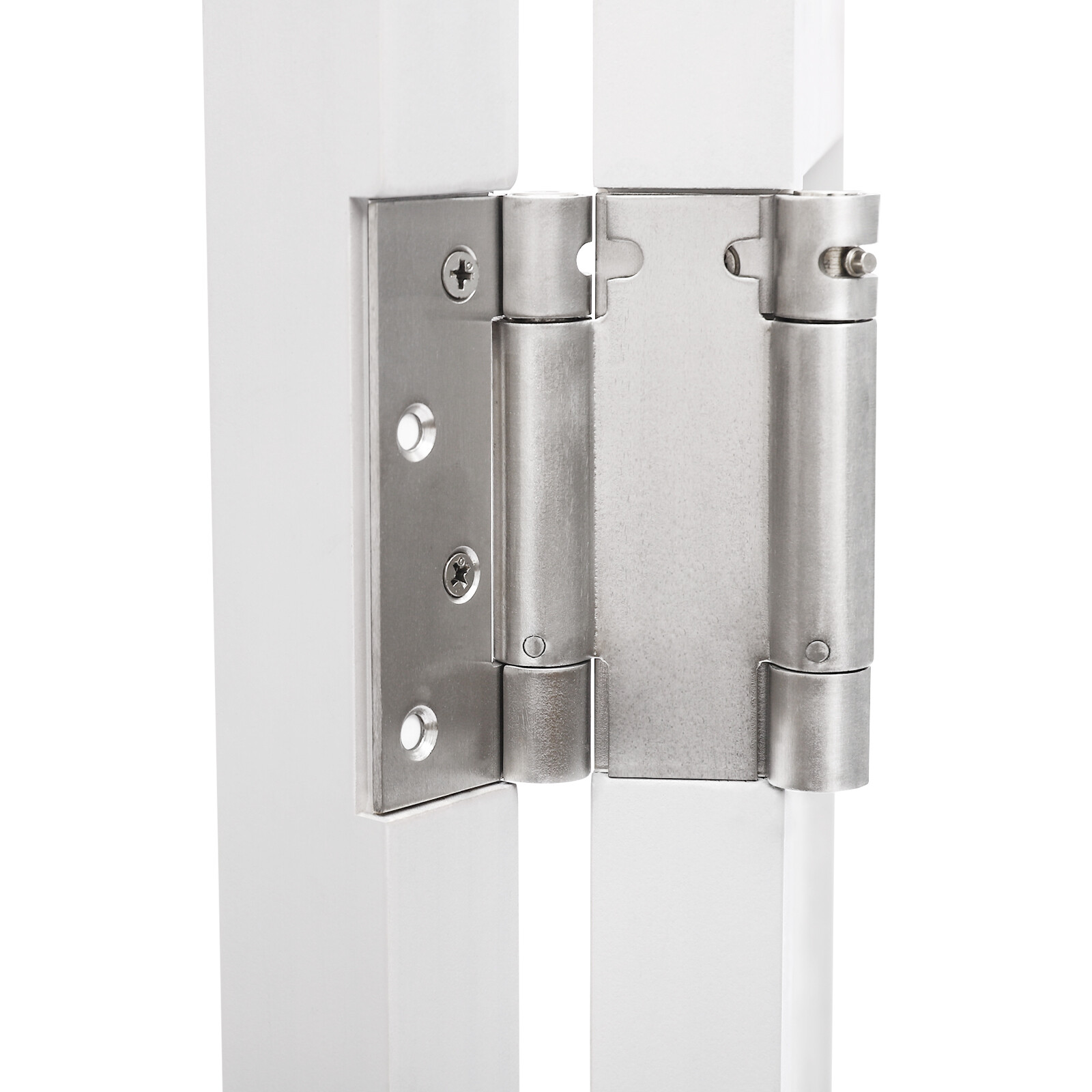 White Swinging Door Double Half Door Double-hinged Café Door With Hinges
