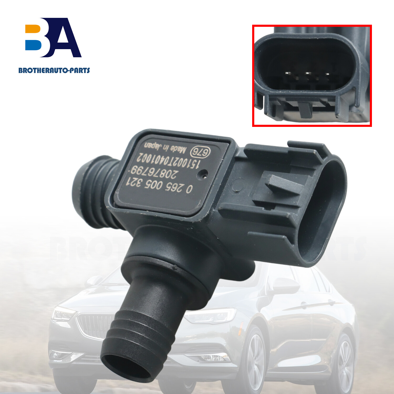 Power Brake Booster Vacuum Sensor for Cadillac Chevrolet Buick GMC 20876799 US