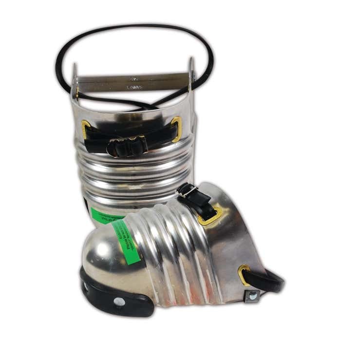 Ellwood Safety #200 Men's Metal Foot Guard Rubber Toe Clip/Rubber Strap 5 1/2