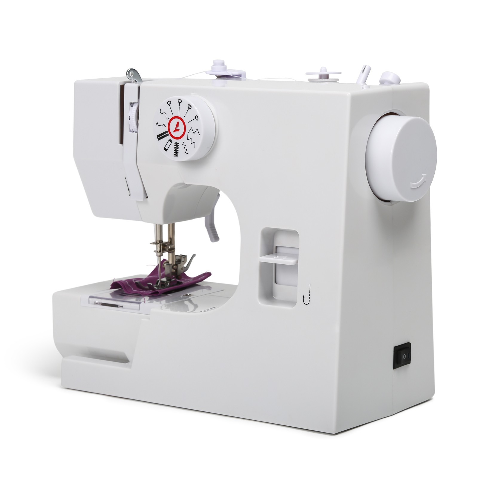 825A Multifunctional 12 Stitches Electric Mini Sewing Machine US Plug