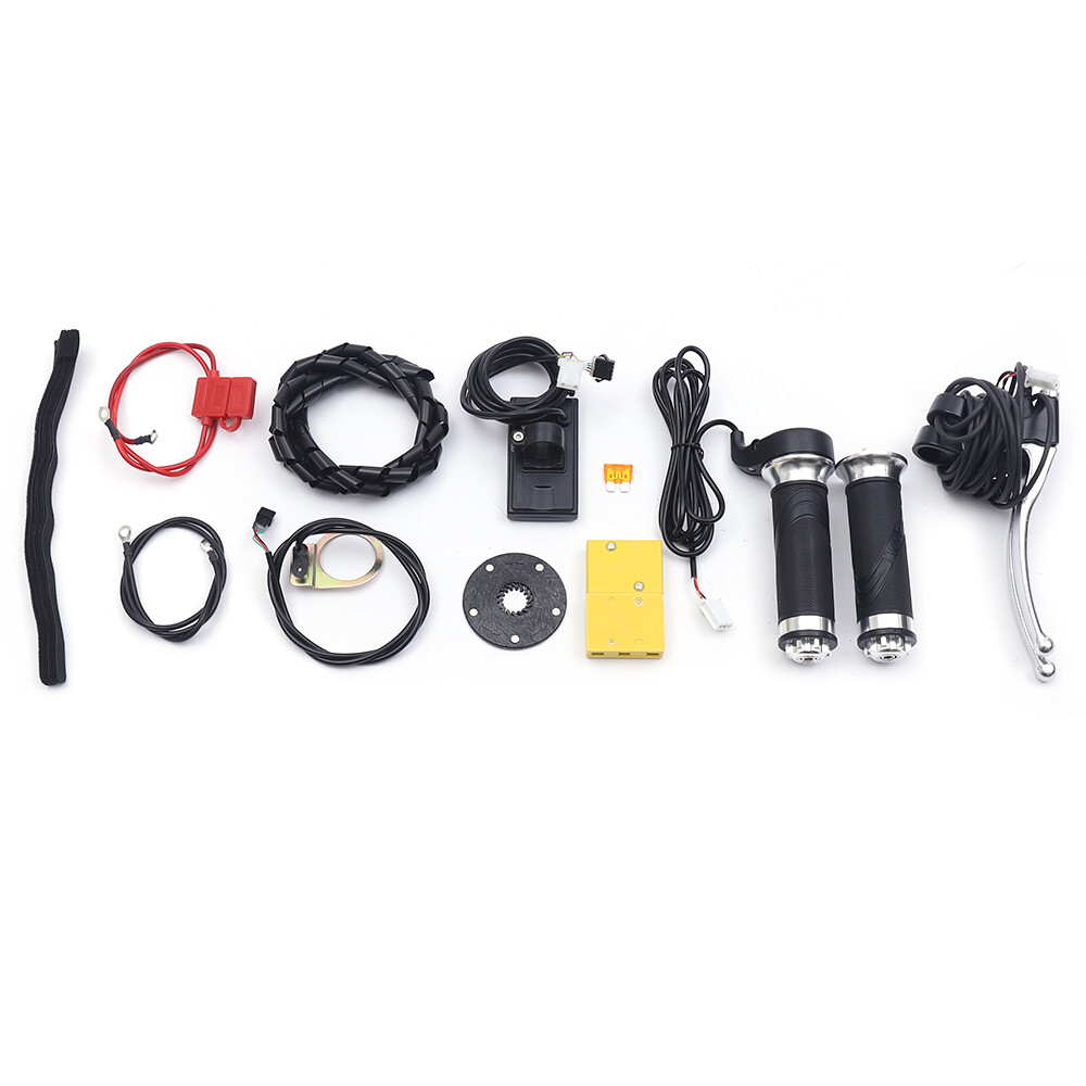 26" Rear Hub Motor LCD E-Bike Electric Bicycle Conversion Kit Fat Tire 48V 1500W