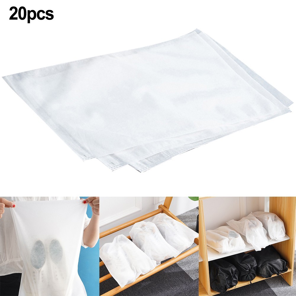 Shoe Bags Travel Bag Dust Pouch Home Organization 20Pcs Travel Shoe Bags