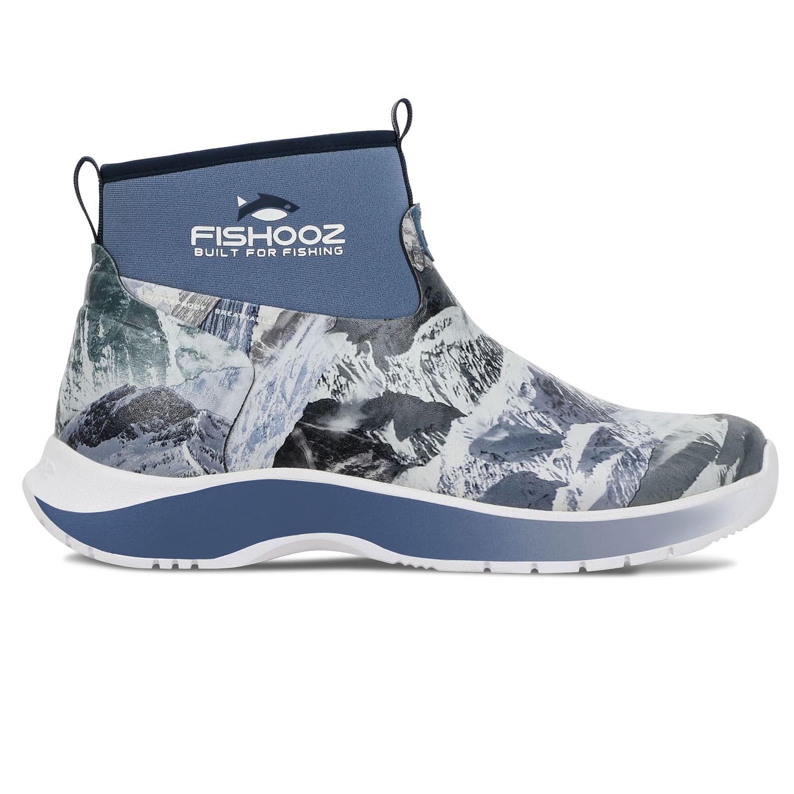 DRYSHOD Men's DryRun Splotch/Blue Ankle Boots (DRA-MA-SPL)