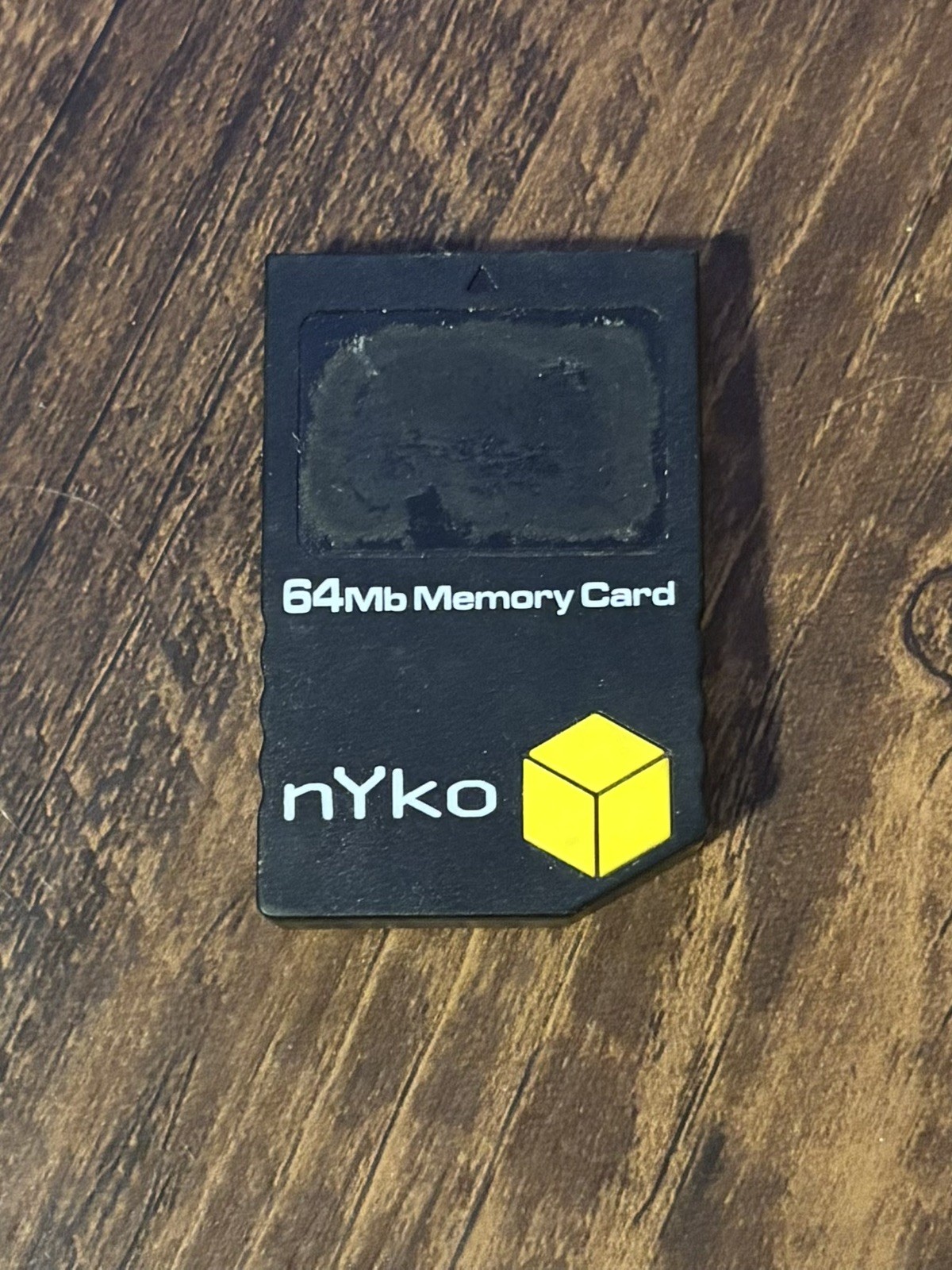 Nintendo GameCube Third Party Memory Card 64MB Nyko BLACK Game Cube