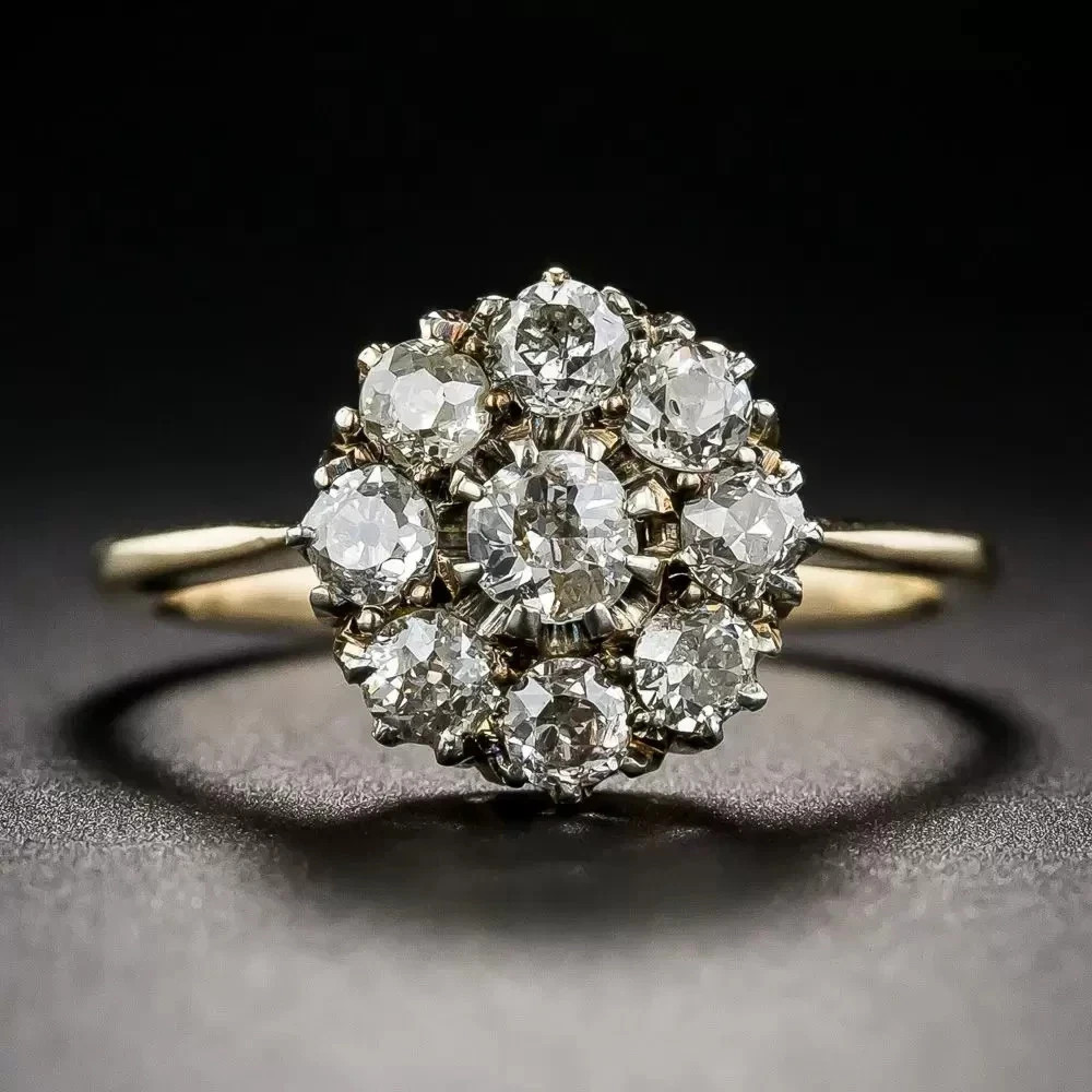3.4Ct Round Lab Created Diamond Women's Engagement Ring 14k Yellow Gold Finish