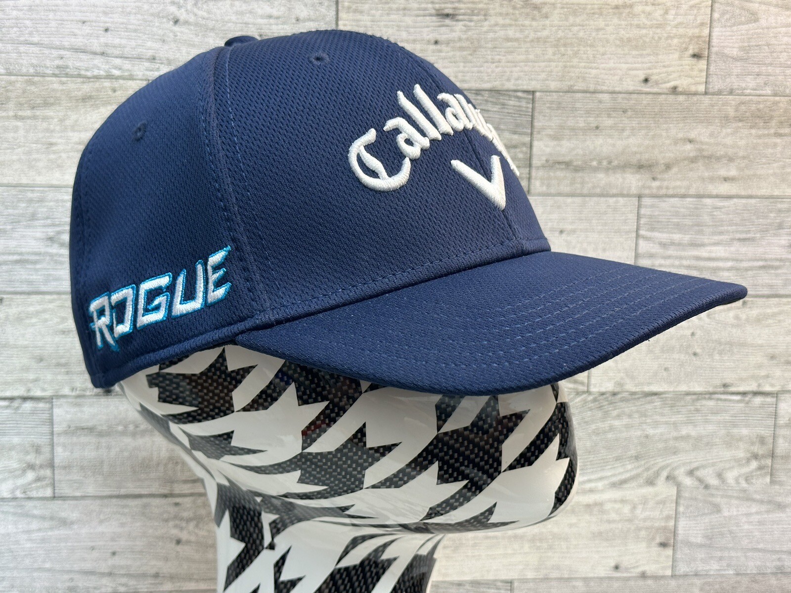 Callaway Rogue Odyssey Golf Flex Hat Cap - Navy Blue - Clean - AFlex - A Flex